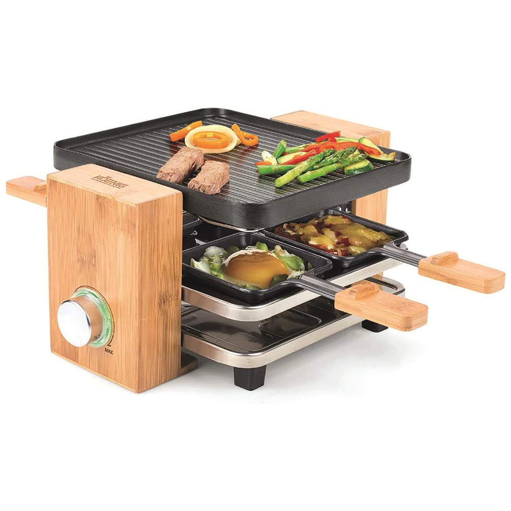 Bild von König Raclettegrill Bamboo 4er